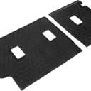 HECASA Rear Seat Back Cover Backrest ProtectorCompatible with 2021-2024 Ford Bronco Sport Seat Mat Cover Backrest Tray Black