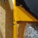 YINTATECH 3 Point Rock Rake, Landscape 3 Point Rake for Tractor, 60", Black & Yellow