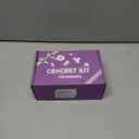 Auoinge Crochet Kit for Beginners Kids, Learn to Crochet Starter Kit with Step-by-Step Video Tutorials, Amigurumi Beginner Crochet Kit for Adults, Knitting Kit Family (Axolotl-2BP)