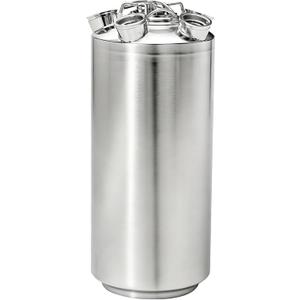 Howaoo 5 Gallon 19L Cleaning Keg, Beer line cleaner with 4D Coupler Keg, kegerator cleaning kit Line Cleaning Kit Cleaning Keg for Beer Line Cleaning