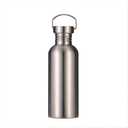 Stainless Steel Water Bottle Single Wall Metal Bottle Large Camping Water Cup with Handle Wide Mouth Leak Proof Lightweight Sports Kettle Cup (34 oz)