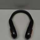 SWEETFULL Portable Neck Fan 360 Cooling Bladeless Personal Fan | No Hair Twisting - 4000mAh USB Rechargeable Wearable Fan for Travel, Birthday Gifts for Men, Women, Mom, and Dad (A2 Black)