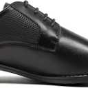 Bruno Marc Men's Oxford Dress Shoes (Black, US 9.5)