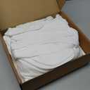 Amazon Basics 100% Cotton Jersey Bed Sheet Set, Twin, White, Solid