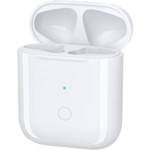 Charging Case for AirPods 1st/2nd Generation, RCase for Airpod 1st/2nd Generation Built-in 450 mAh Battery, Charging Case Support Wireless & Wired -No Earbuds