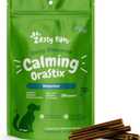 Zesty Paws OraStix for Dogs - Calming Dental Sticks for Stress with Hemp Melatonin Chamomile Dog Healthy Teeth and Gums Calm Composure for Fireworks and Thunderstorms - 12oz