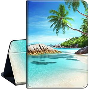 Case for All-New Amazon Fire HD 10 Tablet (13th Generation 10.1", 2023 Release),Slim Lightweight Smart Shell Stand Cover with Auto Wake/Sleep for Fire Tablet 10 2023,Beach Palm Trees