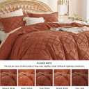 Bedsure Boho Duvet Cover King Size - Terracotta Breathable & Soft Boho Bedding, Machine Washable Comforter Cover for All Seasons, Includes 1 Duvet Cover 104"x90" with 2 Pillow Shams & Zipper Closure