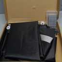 Magnetic Blackout Blind, 100% Portable Blackout Curtain for Bedroom, No Drill Window Shades, DIY Cut Black Out Window Cover with Suction Cups and Magnetic Closure, 2 Way to Put Up (118" x 57")