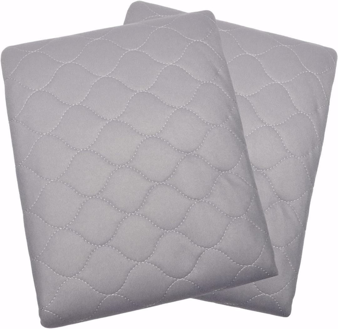 Caldwell's Pet Supply Co. 24x36 Washable Pee Pads for Dogs, Reusable Puppy Potty Mat, Whelping Rug, Waterproof Rug for Dog, Medium (Set of 2) (Gray 2 Pack)