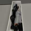 ANWA 1 Inch Curling Iron with LCD Display, Tourmaline Ceramic Long Barrel Curling Iron, Dual Voltage for Long Hair, Includes Glove, Comb, Clips and Pad