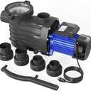 FONDGARI Pool Pump In/Above Ground, 3 HP, 7449GPH, 220V, Powerful Energy Saving Swimming Pool Pump with 1.5" & 2.0'' Inlet/Outlet & Strainer Basket. (3HP+220V)