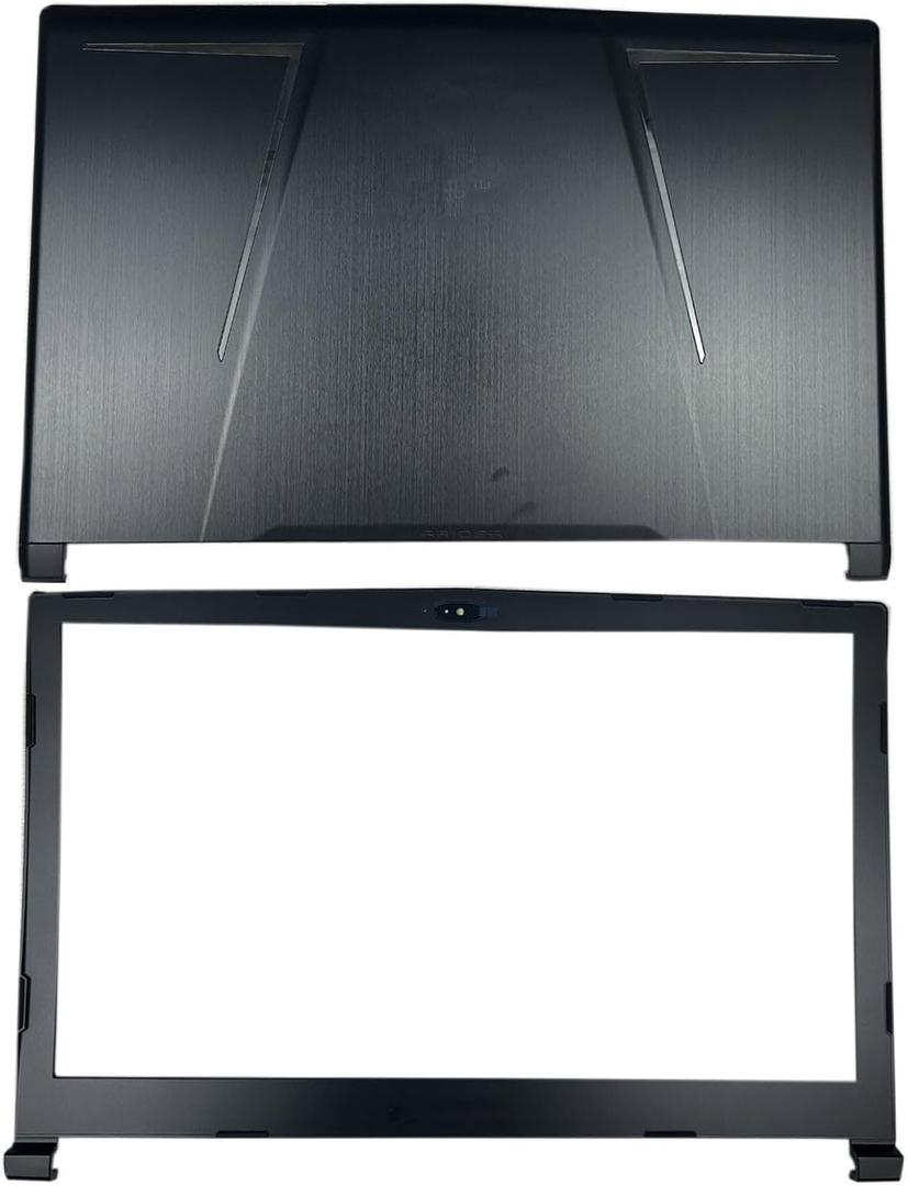 LCD Back Cover Top Lid Front Bezel,Size 15.6" Replacement for MSI GE63 Raider RGB 9SG 9SF 8RF 8SE MS-16P1 MS-16P3 MS-16P5 3076P5A213