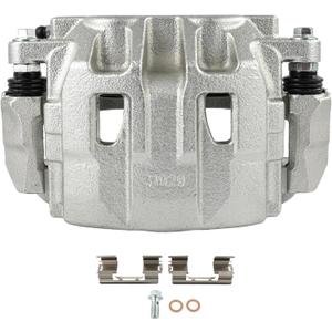 SCITOO 18B5289 Front Right Disc Brake Caliper w/Bracket Fit For Cadillac For SRX 2010-2016, Double Pistons