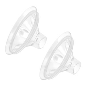 Silicone Flange Cushions Compatible with Spectra/BabyBuddha 24mm Shields/Flanges Replace Flange Inserts Compatible with Spectra Breastpump Parts Reduce Nipple tunnle 24mm to 21mm