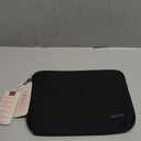 Arvok 11 11.6 12 Inch Laptop Sleeve Case for MacBook Air 12, Water-Resistant Neoprene Notebook Computer Tablet Sleeve, Carrying Bag Cover for Chromebook/HP/Dell/Lenovo/Asus/Acer, Black