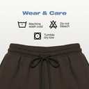 Common Stitch 3 Pack Wide Leg Cargo Fleece Sweatpants for Women — 4 Pockets, Relaxed Fit, Elastic Drawstring Waist