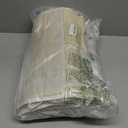 SpaceAid 2 Pack Over The Door Organizer with 5 Large Pockets and 10 Mesh Side Pockets, 5 Layers Door Organizer Hanging with Clear Window for Bedroom, Bathroom, Pantry and Nursery, Beige