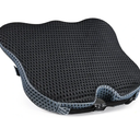 Soft Dense Memory Foam Car Seat Cushion for Driving - Seat Cushion for Car Seat Driver with Wedge Design & Raised Back to Broaden Vision, Provides Comfort for Lower Back & HIPS (Passenger Use Too)