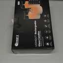 Rechargeable Flameless Candle, Flashing LED Pillar Real Wax Candle with Remote Control and Timer, Upgraded Teardrop Wick, Gold Glass Electronic Candle, 1 Set of 3