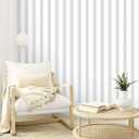 Fititem 393inL 17.3inW Gray and White Peel and Stick Wallpaper Modern Boho Contact Paper Cabinet Grey Stripe Removable Waterproof Wallpaper Bathroom Bedroom Self Adhesive Line Farmhouse Contact Paper