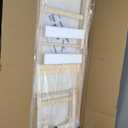 Dog Ramp for Bed, Upgraded 46.8" Long Portable Dog Ramp for Couch, Wood Folding Pet Ramp for All Breeds Large Old Dogs to Get on Bed, 5 Adjustable Heights 14.8" to 26.2" (Wood, Up to 150lbs)