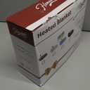 Homemate Electric Heated Blanket Twin - 62"x84" Heating Bed Blankets Throw with 10 Heating Levels 8 Hours Auto Off Fast Heating Over-Heated Protection Ultra Soft Warm Flannel ETL Certified Blue