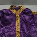 ZSJR Men Hawaiian Shirt Sets Satin Silk Casual Button Down Shirts 2 Piece Luxury Summer Beach Outfits, Size M