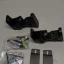 BS-218pro Universal Speaker Wall Mount for Small Speakers ,Vertical 120, Horizontal 180Adjustment,Hold up to 30lbs,Compatible with Bose, JBL, KEF, Klipsch, Sony & Others(2 Packs Black)