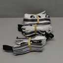 UrbanMover Ski Strap and Pole Carriers Black Panda for Men Women Kids Adjustable Shoulder Sling with Padded Holder Downhill Skiing Gear Backcountry Ski Accessories, Pack 3