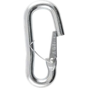 CURT 81281 Snap Hook Trailer Safety Chain Hook Carabiner Clip, 9/16-Inch Diameter, 5,000 lbs, metallic
