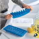 Rubbermaid Ice Cube Bin, White, Holds 4 Trays, Compact Design, Durable Plastic