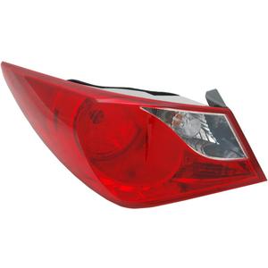 TYC Left Tail Light Assembly Compatible with 2011-2014 Hyundai Sonata