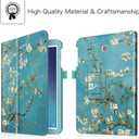 Fintie Folio Case for Samsung Galaxy Tab E 9.6 2015 (Model SM-T560/T561/T565/T567), Slim Fit Premium Vegan Leather Cover, Blossom