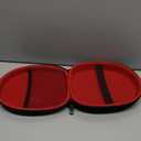 Headphones Carrying Case for Bose QuietComfort 35, QC35, QC25, QC15, AE2, SoundLink, SoundTrue/Protective Hard Shell Travel Bag with Storage Space for Cable and Accessories (Black/Red)