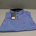 Men's Short-Sleeve Polo - Lightweight, Moisture-Wicking Golf Shirt - Trim Fit M Size