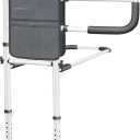 Bed Rails for Elderly Adults Safety, Bed Assist Grab Bar Handle with Storage Pouch, Adjustable Bed Cane Portable Handle Bedside Railing - Fits Twin Full Queen King