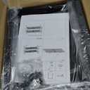 2 Tier Shoe Rack, Expandable Shoe Rack for Closet, Adjustable Shoe Organizer for Entryway, Shoe Storage Organizer for Door Entrance, Garage, Bedroom (Black)