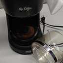 Mr. Coffee 5-Cup Mini Brew Switch Coffee Maker, Black