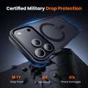toushion 3 in 1 for iPhone 17 Pro Max Case Matte Black