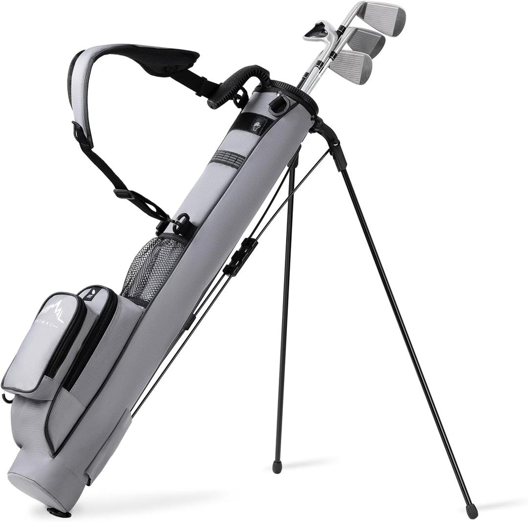 uniHimal Golf Lightweight Stand Carry Bag Easy to Carry and Durable Pitch n Putt Golf Bag for The Driving Range, Par 3 and Executive Courses31.5 inches Tall