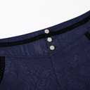 Gothic Men's Cosplay Trousers - Victorian Steampunk Costume Pants for Halloween & Medieval Occasions (XXL)