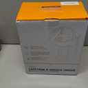 Single Serve One Cup Coffee Maker, for K Cups and Grounds, Mini Coffee Maker with Portable Handle, 6 to 12 Oz Brew Size, for Travel, Camping, Office, RV and Dorm, 120V, White and Brown