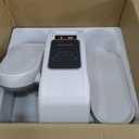 Under Desk Elliptical Machine-Ellipse Leg Exerciser as Seen on Tv,Portable Silent Elliptical Machine for Seniors with Remote Control,12 Speeds & Mute Function,Manual & Auto Mode