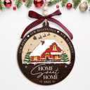 2 x Housewarming Gifts New Home 2025 - New Home Ornament 2025, First Home Keepsake Gift for Couples, Homeowners - Best Housewarming Presents 2025, Gift Ideas for New Homeowners - Wooden Ornament