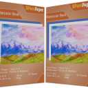 Watercolor Paper Pad 9x12 Inch Water Color Paper 140lb/300gsm, Acid-Free Cold Press Textured 20 Sheets for Painting, Drawing, Mixed Media Art Supplies for Artists, Students, Beginners (1)