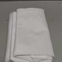 sancua 2 Pack Round Tablecloth 60 Inch White (Fits 20-48 Inch Tables), Stain and Wrinkle Resistant Table Cloth - Washable Polyester Table Cover for Dining Tables, Buffet Parties and Camping