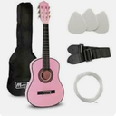 Music Alley MA-51 30" Half Size Junior Classic Guitar For Young Kids (Pink)