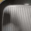 KitchenAid 84808 Hard Anodized Nonstick Square Grill Pan/Griddle with Pour Spouts, 11.25 Inch - Onyx Black