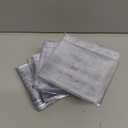 Clear ID Holder for Lanyard - ID Card Holder Waterproof (Inches, 4 x 3 Horizontal 100 Pack)